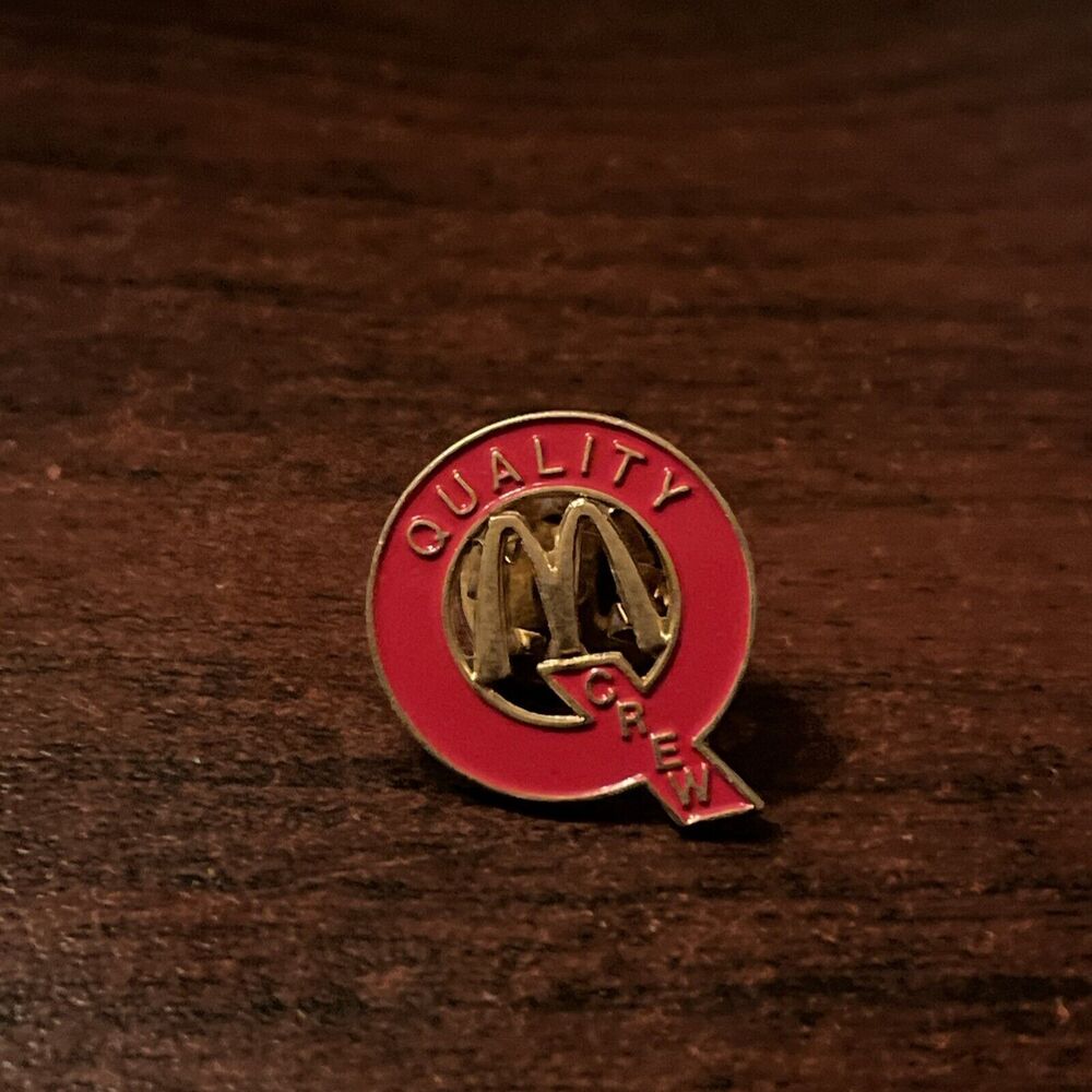 McDonald’s Quality‎ Crew Employee Lapel Hat Pin